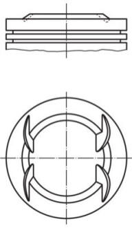 Поршень MAHLE / KNECHT 011PI00111000