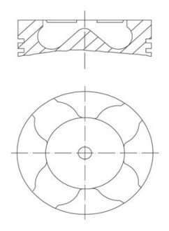 Поршень MAHLE / KNECHT 012 07 01