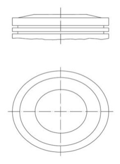 Поршень MAHLE / KNECHT 0121000