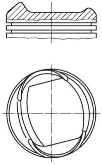 Поршень MAHLE / KNECHT 013 38 01