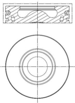 Поршень MAHLE / KNECHT 013PI00136001