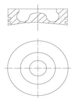 Поршень MAHLE / KNECHT 013PI00147000