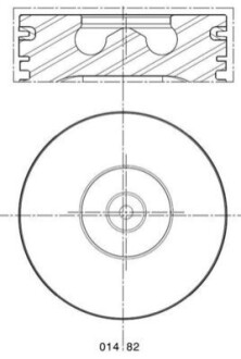 Поршень - MAHLE / KNECHT 0148201