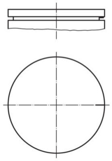 Поршень MAHLE / KNECHT 021 03 00 (фото 1)