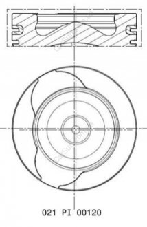 Поршень MAHLE / KNECHT 021 PI 00120 000