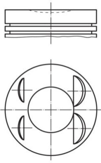 Поршень MAHLE / KNECHT 021PI00127000 (фото 1)