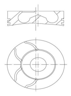 Поршень MAHLE / KNECHT 028PI00122000 (фото 1)