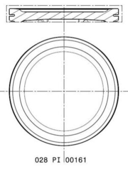 Поршень MAHLE / KNECHT 028PI00161000 (фото 1)