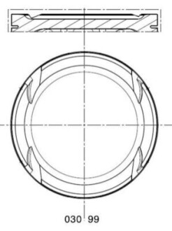 Поршень MAHLE / KNECHT 030 99 02