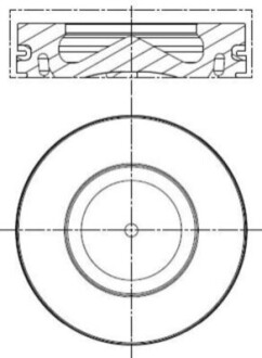 Поршень MAHLE / KNECHT 081PI00100000