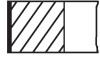 Кольца поршневые BMW X5 (F15/F85/G05/F95)/X6 (F16/F86/G06/F96) 14- (89.00mm/STD) (1.2-1.5-2) N63/S63 MAHLE / KNECHT 081RS001210N0 (фото 1)