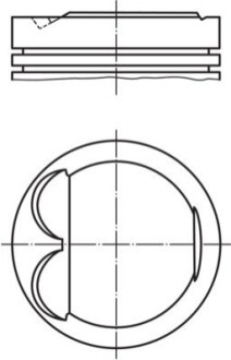 Поршень Mahle MAHLE / KNECHT 082 67 02