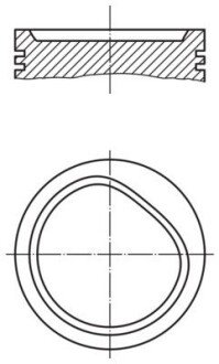 Поршень MAHLE / KNECHT 082 72 00