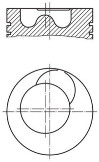 Поршень MAHLE / KNECHT 209 41 00