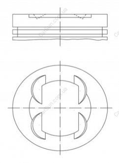 Поршень MAHLE / KNECHT 681PI00109000 (фото 1)