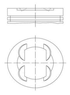 Поршень MAHLE / KNECHT 681PI00109001