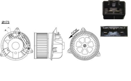 Компресор салону MAHLE / KNECHT AB195000S