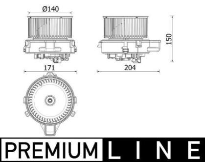 Автозапчастина MAHLE / KNECHT AB284000P