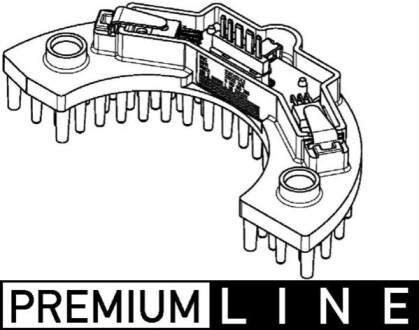 Резістор MAHLE / KNECHT ABR58000P