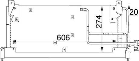 КОНДЕНСАТОР MAHLE / KNECHT AC223000S