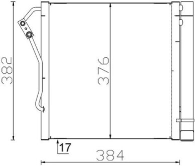 КОНДЕНСАТОР MAHLE / KNECHT AC340000S