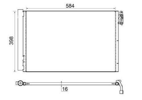 КОНДЕНСАТОР MAHLE / KNECHT AC413001S