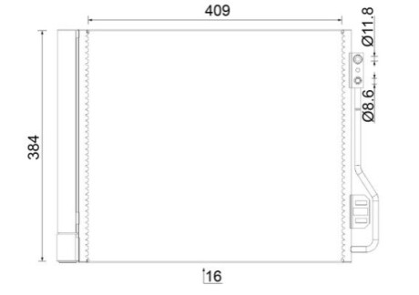 КОНДЕНСАТОР MAHLE / KNECHT AC488000S