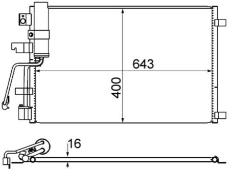 SKRAPLACZ MAHLE / KNECHT AC607001S