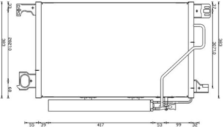 КОНДЕНСАТОР MAHLE / KNECHT AC662000S