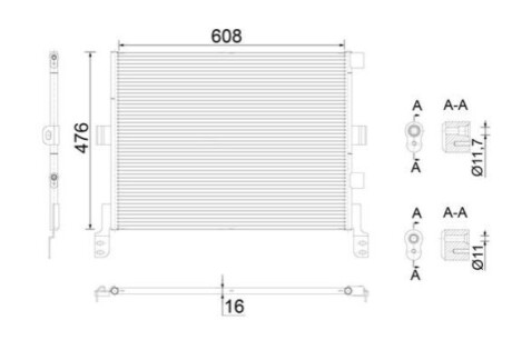 Автозапчасть MAHLE / KNECHT AC 673 000S