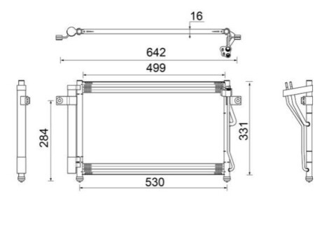 КОНДЕНСАТОР MAHLE / KNECHT AC679000S