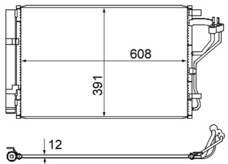 Автозапчасть MAHLE / KNECHT AC867000S