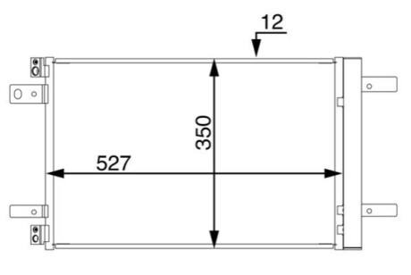 КОНДЕНСАТОР MAHLE / KNECHT AC886000S