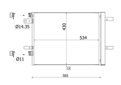 Автозапчасть MAHLE / KNECHT AC965000S