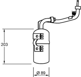 OSUSZACZ KLIMATYZACJI MAHLE / KNECHT AD277000S