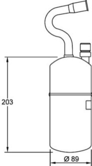 OSUSZACZ KLIMATYZACJI MAHLE / KNECHT AD34000S