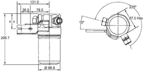 OSUSZACZ KLIMATYZACJI MAHLE / KNECHT AD42000S