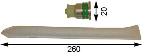 OSUSZACZ KLIMATYZACJI MAHLE / KNECHT AD77000S (фото 1)