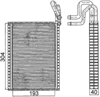 PAROWNIK KLIMATYZACJI MAHLE / KNECHT AE116000S