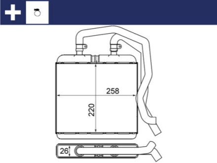 ОБІГРІВАЛЬНИК MAHLE / KNECHT AH12000S