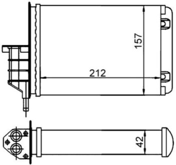 NAGRZEWNICA MAHLE / KNECHT AH18000S