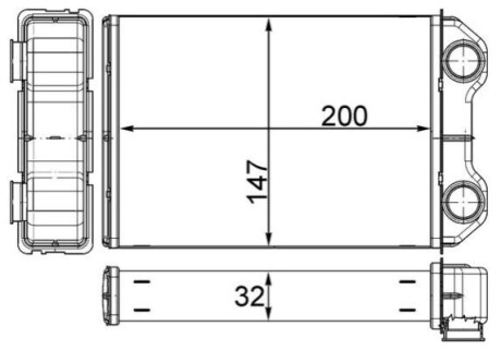 ОБІГРІВАЛЬНИК MAHLE / KNECHT AH251000S