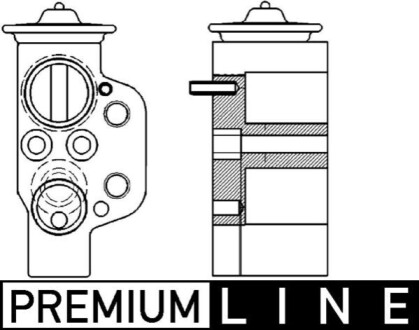 РОЗШИРЮВАЛЬНИЙ КЛАПАН BEHR PREMIUM LINE MAHLE / KNECHT AVE115000P