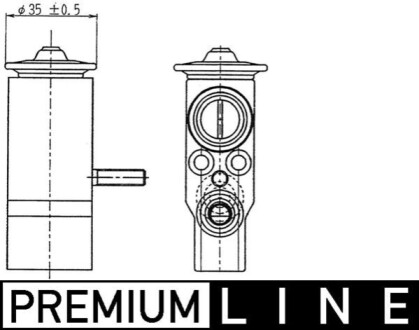 РОЗШИРЮВАЛЬНИЙ КЛАПАН BEHR PREMIUM LINE MAHLE / KNECHT AVE89000P