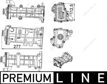 ZAWOR EGR BEHR PREMIUM LINE DAILY IV 3,0 MAHLE / KNECHT CE23000P