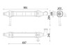 Recyrkulator spalin (861mm x 241mm x 294mm) pasuje do: MERCEDES ACTROS MP4 / MP5, ANTOS, AROCS SETRA 400 OM470.903-OM470.915 07.11- MAHLE / KNECHT CE 44 000P (фото 1)