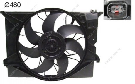 Вентилятор, система охолодження двигуна MAHLE / KNECHT CFF 486 000S