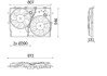 Вентилятор, система охолодження двигуна MAHLE / KNECHT CFF627000P (фото 1)