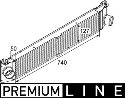 Інтеркулер MAHLE / KNECHT CI157000P