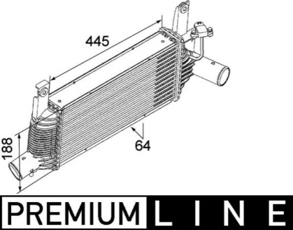 Інтеркулер MAHLE / KNECHT CI159000P